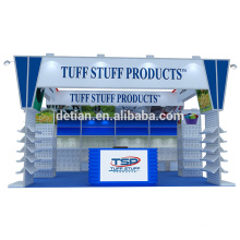 Detian Display Angebot gedruckt Messe Messestand, Peg Board Expo Display-Kabine